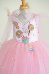 Pink 3-d candy dress